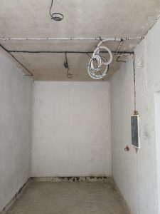 Коттедж. д. Юхновка. Электромонтажные работы.