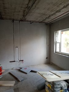 Коттедж. д. Юхновка. Электромонтажные работы.