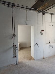 Коттедж. д. Юхновка. Электромонтажные работы.