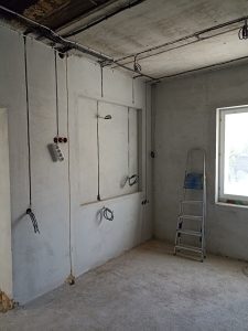Коттедж. д. Юхновка. Электромонтажные работы.