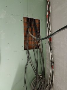 Электромонтажные работы. Квартира на ул. Мстиславца.