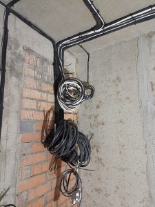 Электромонтажные работы. Квартира на ул. Мстиславца.