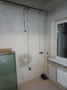 Электромонтажные работы в квартире.